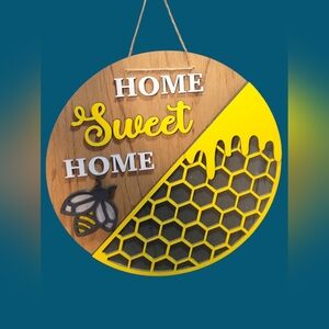 Laser Engraved Home Sweet Home Sign